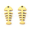 PVD Vacuum Plating 304 Stainless Steel Pendants STAS-N092-80G-2