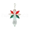 Angel Glass Pendant Decoration HJEW-TA00278-1