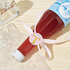 Brass Wax Seal Stamp with Wood Handle AJEW-WH0412-0315-5
