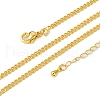 Brass Curb Chains Necklaces for Women NJEW-D302-31G-5