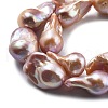 Natural Nucleated Pear Beads Strands PEAR-B004-15M-06C-3