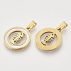201 Stainless Steel Pendants STAS-N089-70G-2