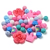 HOBBIESAY 12 Style Silicone Beads SIL-HY0001-07-1