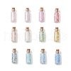 12Pcs Glass Wishing Bottles  Display Decoration PALLOY-JF03693-1