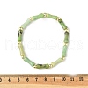 Natural Australia Jade/Chrysoprase Beads Stretch Bracelets for Men Women BJEW-L171-03B-5