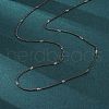 Brass Curb Chains Necklaces for Women NJEW-D302-06B-4