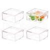 Plastic Beads Storage Containers with Flip Cover CON-WH0093-10-1