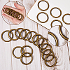 SOFPLATE 40Pcs Iron Quick Link Connectors FIND-SP0002-81C-AB-6