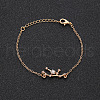 12 Constellations Alloy Rhinestone Link Bracelets WG43B2B-04-1