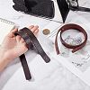 SUPERFINDINGS 4Sets 2 Colors PU Leather Bag Handles FIND-FH0004-14A-3