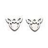 Non-Tarnish 316 Surgical Stainless Steel Charms STAS-H190-11P-1