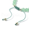 Natural & Dyed Malaysia Jade Braided Bead Bracelets BJEW-JB09987-4