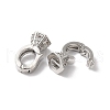 Brass Micro Pave Clear Cubic Zirconia Enhancer Shortener Pendant Bails KK-H483-02P-2