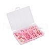 497Pcs 5 Style Rainbow ABS Plastic Imitation Pearl Beads OACR-YW0001-07D-4