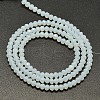 Faceted Rondelle Opalite Beads Strands EGLA-J134-3x2mm-D01-2