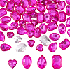 Fingerinspire 64Pcs 4 Style Glass Rhinestone Cabochons RGLA-FG0001-12-1