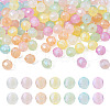 350Pcs 7 Colors Translucent Acrylic Beads TACR-TA0001-17-8