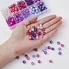 10 Style Spray Painted & Drawbench Transparent & Baking Painted Glass Beads GLAA-YW0001-26A-7