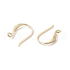 Rack Plating Brass Micro Pave Cubic Zirconia Earring Hooks KK-D083-14G-2