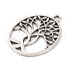 Tibetan Style Alloy Pendants FIND-A053-05A-AS-2