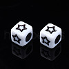 Opaque Acrylic Beads SACR-S273-40-3