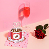 Coffee Carbon Steel Cutting Dies Stencils DIY-WH0309-1539-2