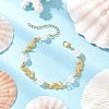 Alloy Sea Horse Link Bracelets BJEW-JB11841-1