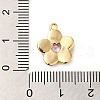 Brass Micro Pave Cubic Zirconia Pendants KK-E082-05G-01-3