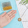 Unicraftale 500Pcs 10 Styles Brass Ball Head Pins KK-UN0054-08-4