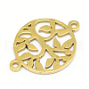201 Stainless Steel Connector Charms STAS-T008-158-01-1
