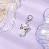 Angel ABS Plastic Pendant Decorations HJEW-JM02058-2