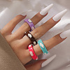 Resin Finger Rings for Women FS-WGBD8BE-02-1