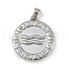 304 Stainless Steel Pendants STAS-C131-04P-2