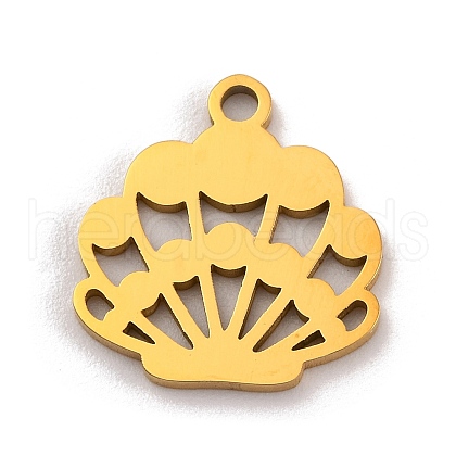 201 Stainless Steel Charms STAS-U016-04G-1