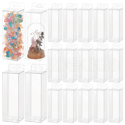 Transparent Plastic PVC Box Gift Packaging CON-WH0099-31A-1