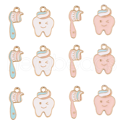 80Pcs 4 Styles Alloy Charms PALLOY-CJ0001-161-1