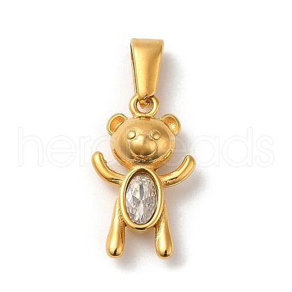 PVD Vacuum Plating 304 Stainless Steel Pendants STAS-M322-20G-1