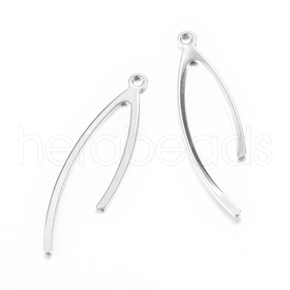 Tarnish Resistant 201 Stainless Steel Pendants X-STAS-S054-35-1