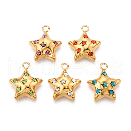 Ion Plating(IP) 304 Stainless Steel Pendants STAS-N112-19G-1