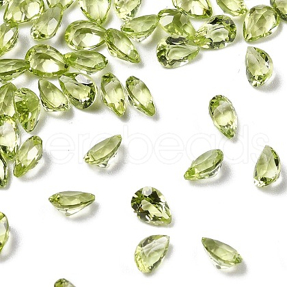 Faceted Natural Peridot Cabochons G-I295-05C-15A-04-1