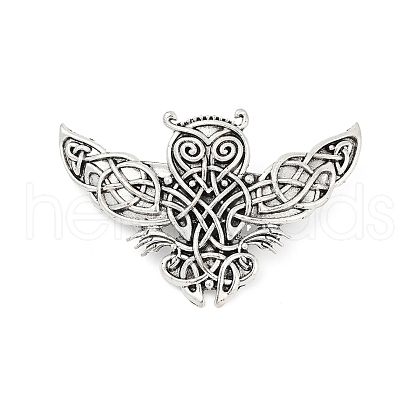 Viking Style Zinc Alloy Snap Hair Clips For Women PHAR-B090-01AS-04-1