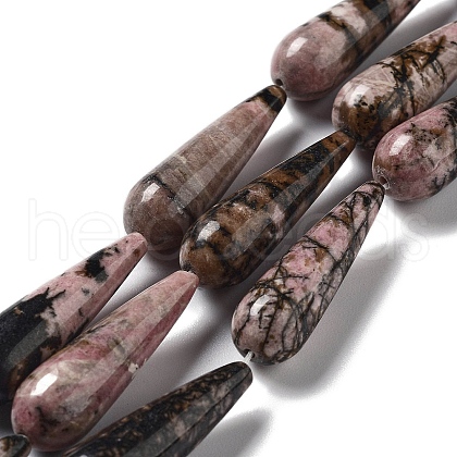 Natural Rhodonite Beads Strands G-P528-H16-01-1