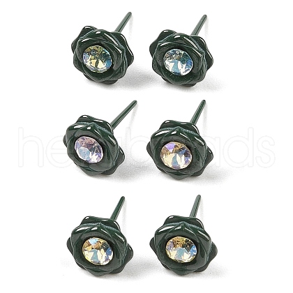 Hypoallergenic Bioceramics Zirconia Ceramic Stud Earrings EJEW-C111-10D-1