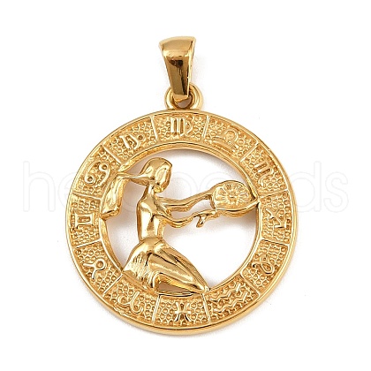 304 Stainless Steel Pendants STAS-C131-03G-02-1