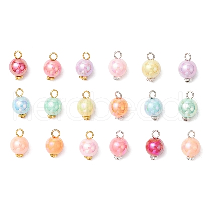 Opaque Acrylic Pendants PALLOY-JF03929-1