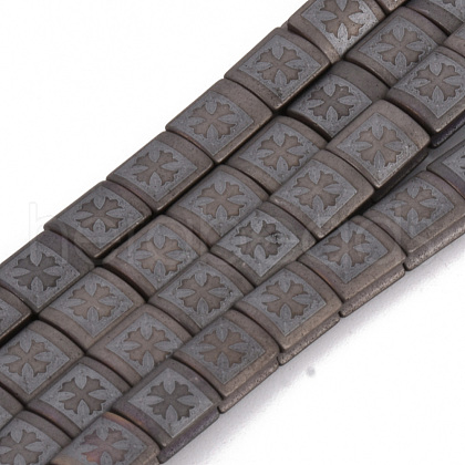 Electroplate Non-magnetic Synthetic Hematite Beads Strands X-G-Q986-013E-1