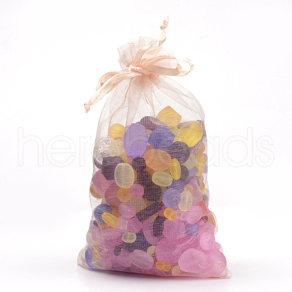 Organza Gift Bags with Drawstring OP-R016-15x20cm-23-1