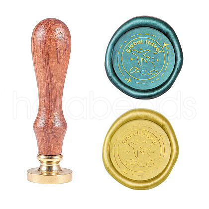 Wax Seal Stamp Set AJEW-WH0131-525-1
