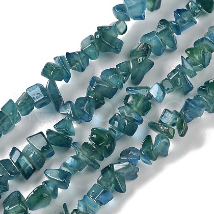 Spray Painted Glass Beads Strands GLAA-P062-A01-1