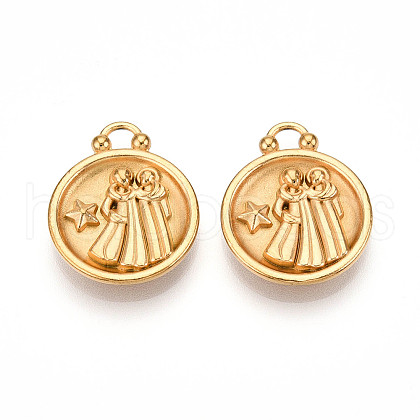 304 Stainless Steel Pendants STAS-N109-148G-03-1